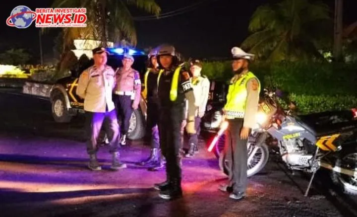 Rutinitas Blue Light Patrol, Polsek Dentim Perkuat Keamanan Malam 