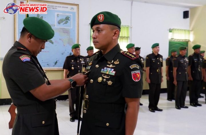 Tradisi Satuan, Danrindam XVI/Pattimura Pimpin Penerimaan Jabatan Wadanrindam
