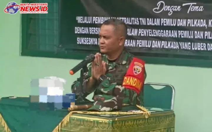 Safari Pemilukada ke Jajaran, Dandim Tabanan Tekankan Netralitas TNI