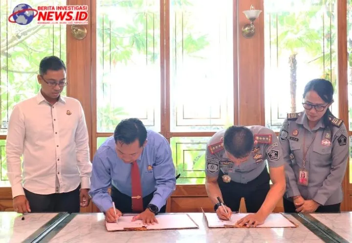 Kalapas Kerobokan Tandatangani Nota Kesepakatan dengan Kajari Badung
