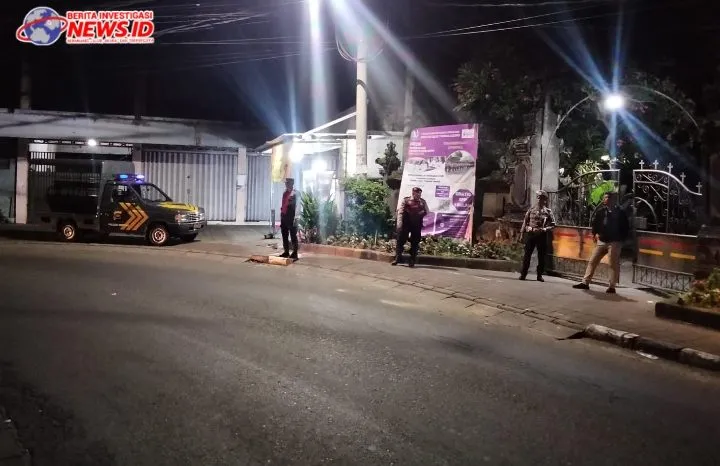 Blue Light Patrol Polsek Mengwi Atensi Beat Tengah 