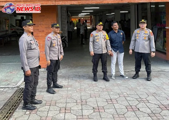 Wakapolresta Tinjau Langsung  Pengamanan Perayaan Kenaikan Isa Almasih