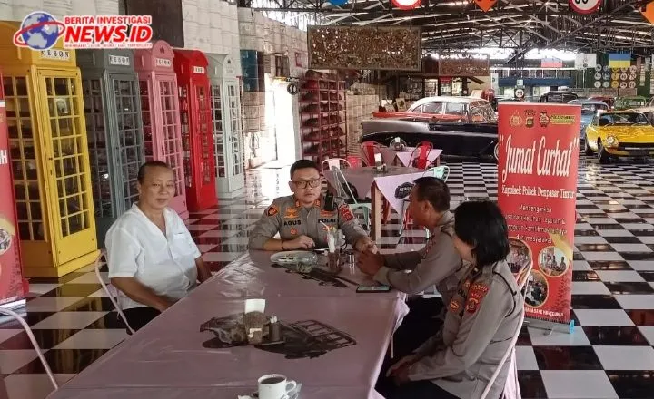 Dialog Interaktif Jumat Curhat Kapolsek Dentim dengan Pengusaha MMA