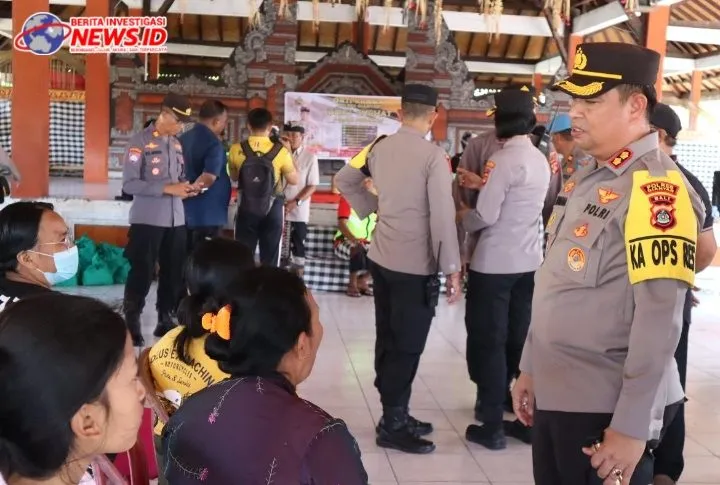 Bakti Kesehatan dan Sosial Polres Gianyar Wujud Kedekatan dengan Masyarakat