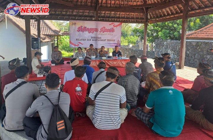 Minggu Kasih Polda Bali Bersama Nelayan dan Masyarakat Pesisir