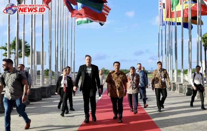 Hadiri WWF ke 10, Elon Musk Disambut Menko Marves