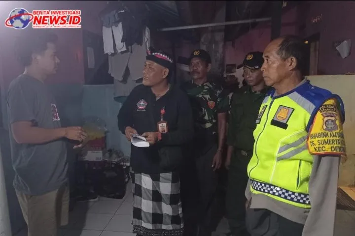 Keamanan Terjaga: Tibduktang di Wilayah Dentim Terus Digelar 