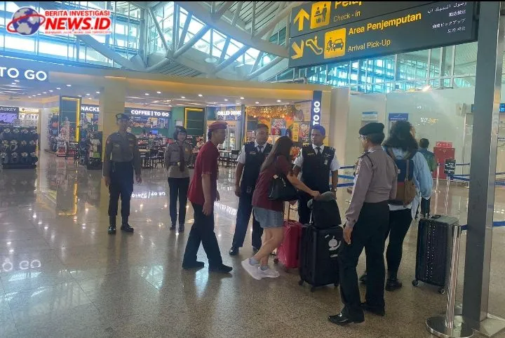 Patroli Dialogis dan Humanis Polres Bandara Sampaikan Pesan Kamtibmas 