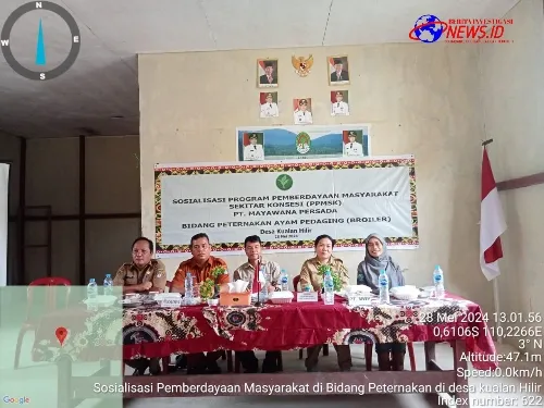 Sosialisasi Pemberdayaan Masyarakat PT Mayawana Adakan Sosialisasi di Desa Kualan Hilir