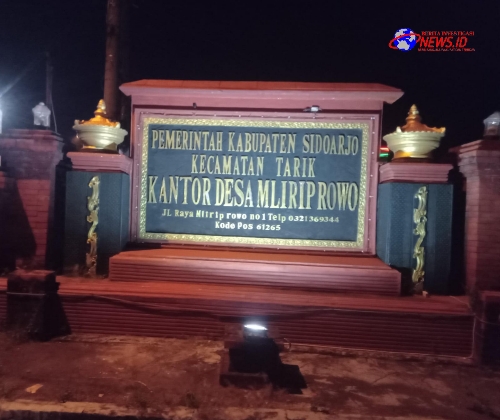 Warga dan Pemerintah Merasa Dirugikan Akibat Dampak Dugaan Penyimpangan Kades Mlirip Rowo Sidoarjo
