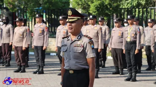 Kapolres Nganjuk Pimpin Upacara Kenaikan Pangkat Pengabdian dan Membuka Latja Siswa Diktuk BA Gelombang I T.A. 2024