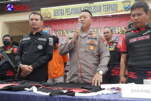 Polisi Berhasil Amankan Dua Tersangka Bandit Lintas Kota di Surabaya Salah Satunya Residivis