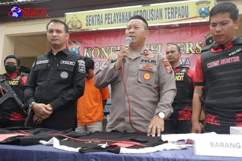 Polisi Berhasil Amankan Dua Tersangka Bandit Lintas Kota di Surabaya Salah Satunya Residivis