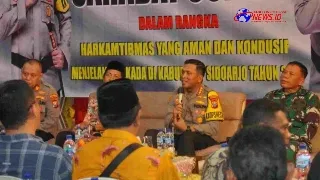 Kapolresta Sidoarjo Cooling System Hadapi Pilkada dan Gangguan Kamtibmas