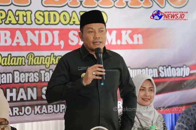 Dukung Program Pemerintah, Plt. Bupati Salurkan Beras ke 6.257 KPM di Kecamatan Sidoarjo