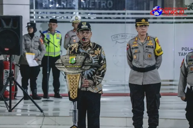 Ratusan Personel Gabungan Amankan Malam Takbiran Idul Adha 1445 H di Tangerang