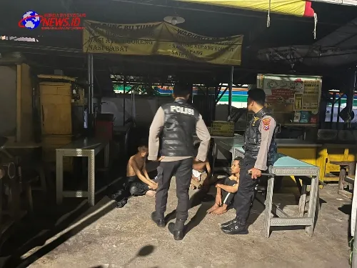 Patroli Perintis Polrestabes Surabaya Berhasil Amankan Remaja Ala Gangster