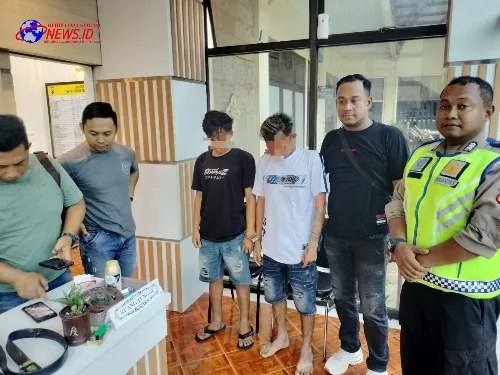 Satlantas Polres Jember Berhasil Amankan Pelanggar Yang Teryata Bawa Sabu 