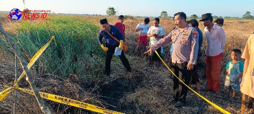 Kerangka Mayat Ditemukan Hangus Terbakar di Dusun Moroagung, Polres Bangkalan Tunggu Hasil Pemeriksaan Forensik