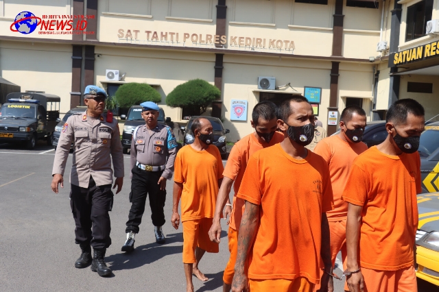 Polres Kediri Kota Berhasil Ungkap Delapan Kasus Diantaranya Curanmor Sepanjang Bulan Mei 2024