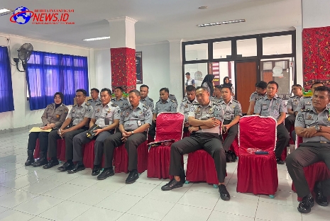 Lapas Narkotika Kelas IIA Pamekasan Kanwil Kemenkumham Jatim Mengikuti Monitoring Tugas Polsuspas Oleh Polda Jawa Timur