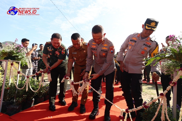 Sambut Hari Bhayangkara ke–78, Kapolda Jatim Resmikan Sumur Air Dalam di Ponorogo