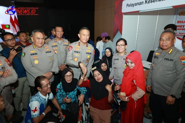 Hari Bhayangkara ke-78 Polda Jatim Gelar Bakkes di Lumajang Layani 16 Ribu Lebih Warga Masyarakat