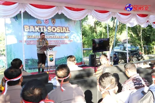 Peduli Lingkungan, Polres Bangkalan Bersama Forkopimda Gelar Baksos Tanam 1000 Pohon Mangrove Sambut HUT Bhayangkara ke 78