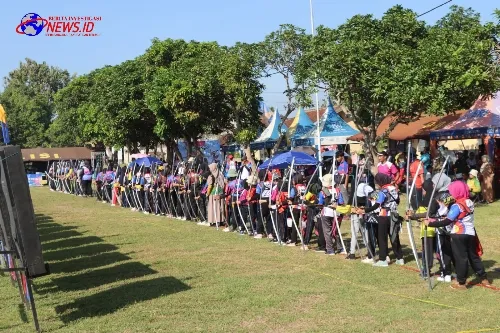 Polres Bondowoso Adakan Lomba Panahan Dalam Rangka HUT Bhayangkara ke 78