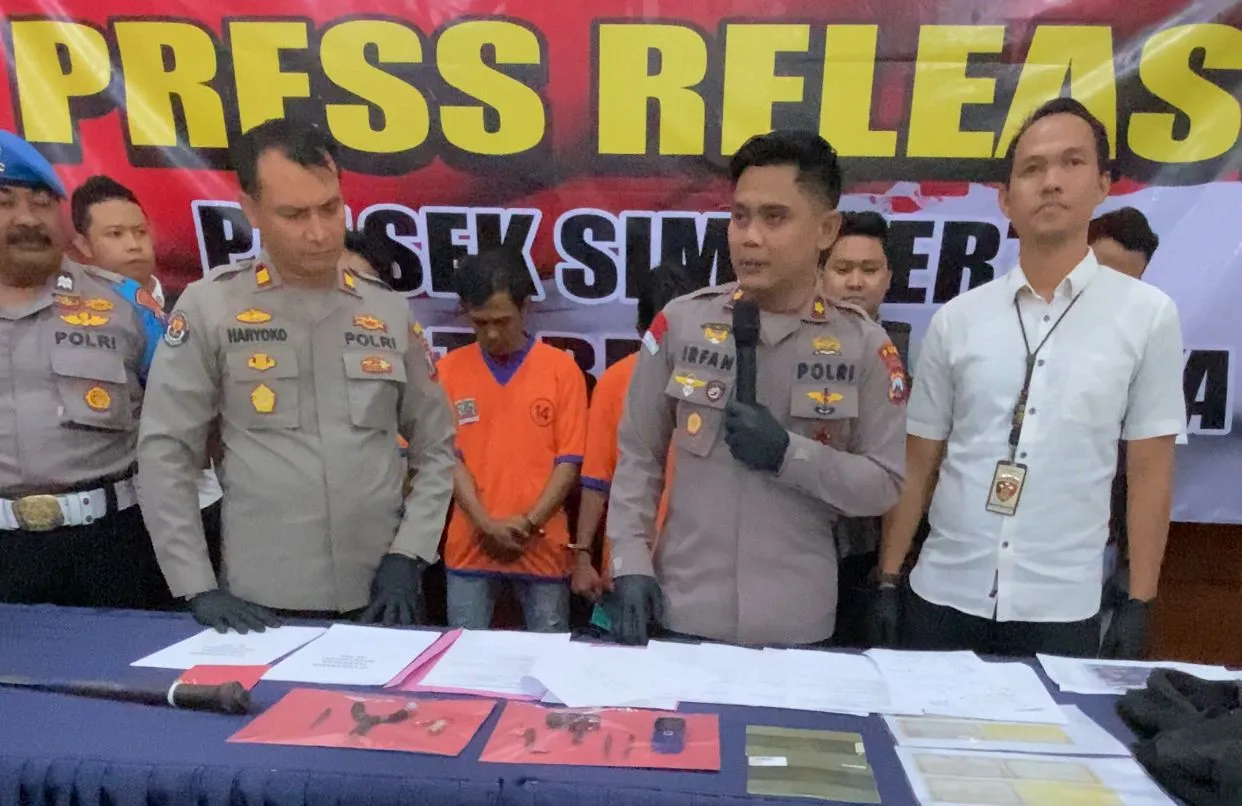 Tim Anti Bandit Reskrim Polsek Simokerto Berhasil Ringkus Pelaku Curanmor Sebanyak 33 Motor di Surabaya