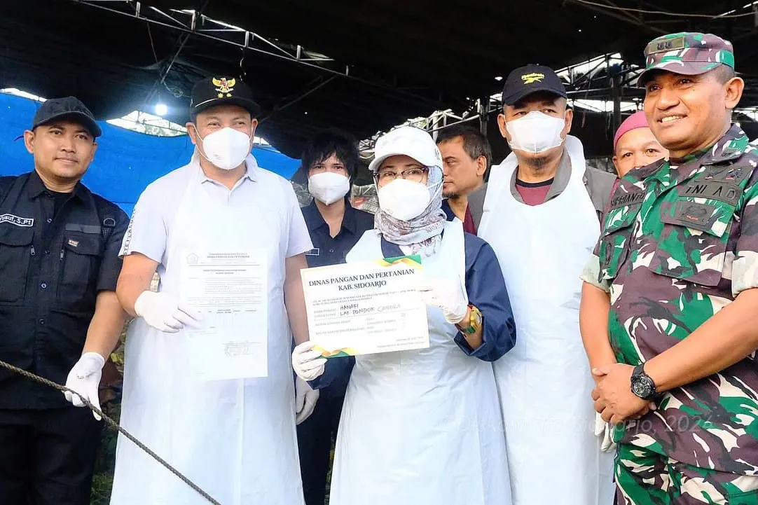 Plt Bupati Sidoarjo H Subandi Pastikan Hewan Kurban Sehat dan Aman