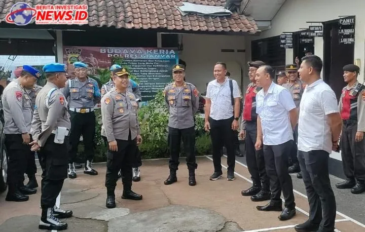 Beyond Trust Presisi, Kapolres Gianyar Kunjungi Polsek Blahbatuh Checking Penggelaran Anggota