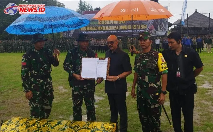 TMMD 120 Kodim Bangli Resmi Ditutup Danrem 163 WSA