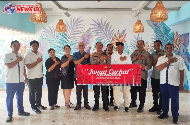 Jumat Curhat Polsek Densel bersama Staf dan Karyawan Hotel Prime Plaza Sanur