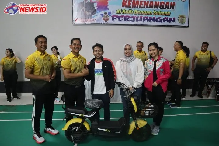 Pesan AKBP Teguh Priyo Wasono ke Para Atlet Final Bulutangkis Kapolres Badung Cup II