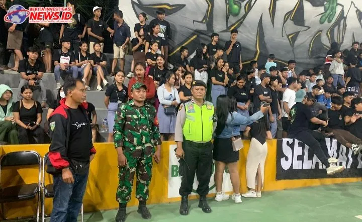 Beri Rasa Aman, Polsek Abiansemal Atensi Pengamanan Laga Final Kejuaraan Voli