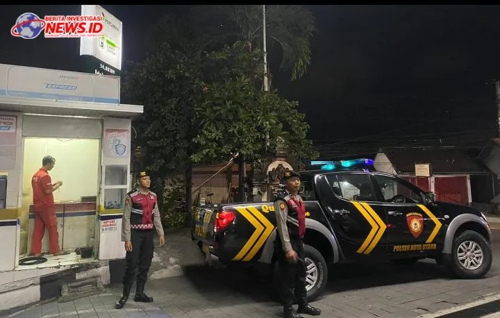 Sambangi Obyek Vital, BLP Polsek Kuta Utara Preventif Gangguan Kamtibmas 