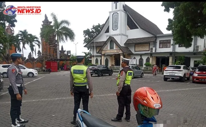 Ibadah Minggu Gereja Ekklesia Dapat Atensi Pengamanan dari Polres Bandara 