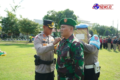 Polres Ponorogo Libatkan Pamter PSHT dan Korlap PSHWTM Amankan Suroan dan Suran Agung