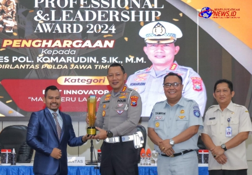 Dirlantas Polda Jatim Raih Penghargaan Level Asia Sebagai "Best Innovator"