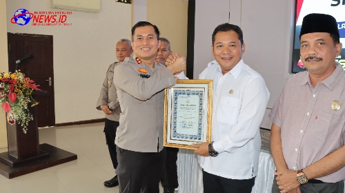 Gelar Silaturahmin Dengan Kades Se-Kabupaten Nganjuk, Kapolres Ajak Pelihara Kamtibmas
