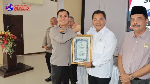 Gelar Silaturahmin Dengan Kades Se-Kabupaten Nganjuk, Kapolres Ajak Pelihara Kamtibmas
