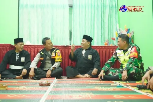 Polres Ponorogo Bersama TNI Gelar Patroli Skala Besar Pengesahan Warga PSHT Ranting Jetis Berjalan Kondusif