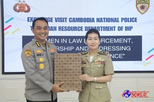 Studi Banding ke Indonesia, Kepolisian Kamboja Ingin Belajar Tentang Pemberdayaan Polwan dan Pengarusutamaan Gender Dari Polri