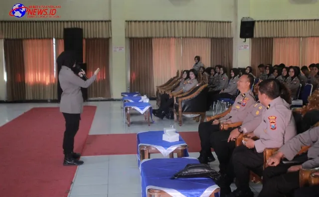 Untuk Pengamanan Pilkada 2024 Polres Jember Beri Pembekalan Psikologi Massa Bagi Anggota