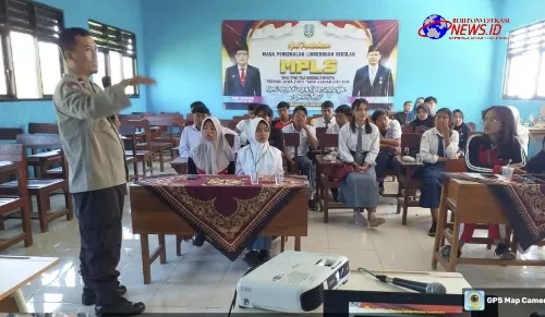 Masa MPLS Polres Probolinggo Kampanyekan Gerakan Anti Narkoba di Sekolah