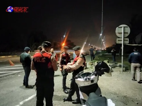 Polres Bangkalan Lakukan Razia Puluhan Pemancing di Tepi Jembatan Suramadu