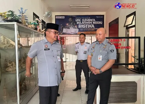 Lapas Narkotika Kelas IIA Pamekasan Kanwil Kemenkumham Jatim Kedatangan Staf Khusus Menkumham Bidang Keamanan dan Intelijen