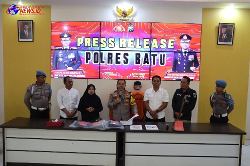 Polres Batu Amankan Sejoli Usai Kuburkan Janin Hasil Aborsi di Malang