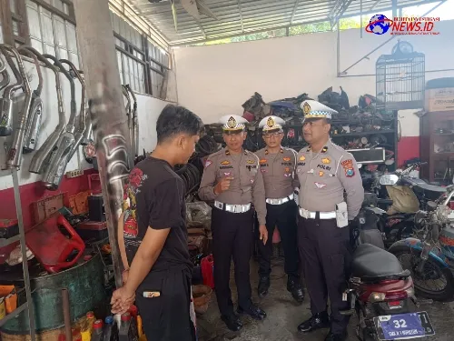 Sosialisasi Ops Patuh Semeru 2024, Polres Ponorogo Tegaskan Larangan Penggunaan Knalpot Tidak Sesuai Spectek